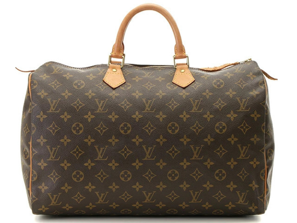 Louis Vuitton Speedy Monogram Leather Brown
